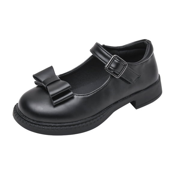 Otqutp Baby Shoes 7 to 12 Years Girl Shoes Small Leather Shoes Single Shoes Children Dance Shoes Girls Performance Shoes