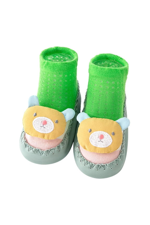 Baby Shoes Spring Summer Children Toddler Shoes Boys Girls Flat Socks Shoes Mesh Breathable Cartoon Animal Pattern Solid Color Shoes