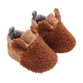 thumbnail image 1 of Otqutp Baby Short&nbsp;Boots Boys Girls Snow Shoes Prewalker Boots Booties Toddler Soft First Girls Warming Boys Baby Shoes 0-9 Months(Brown,3-6 Months), 1 of 9