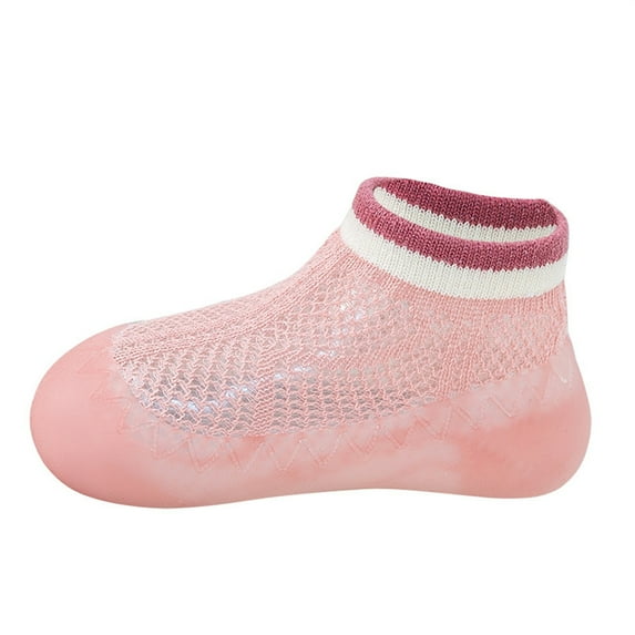 Otqutp Baby Soft Bottom Sock Shoes Baby Girls Boys Indoor Toddlers Breathable Walking Hollow Shoes Warm Elastic Sock Shoes