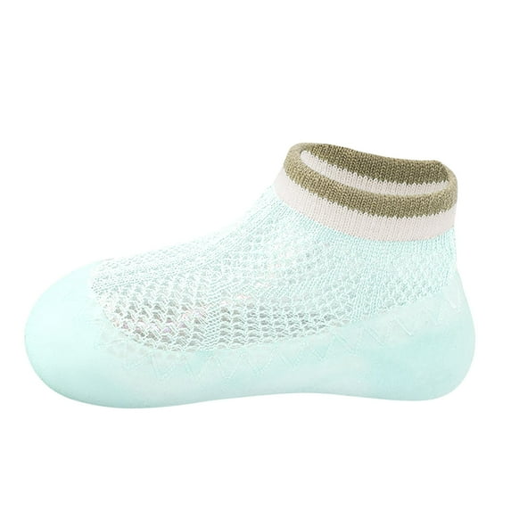 Otqutp Baby Soft Bottom Sock Shoes Baby Girls Boys Indoor Toddlers Breathable Walking Hollow Shoes Warm Elastic Sock Shoes