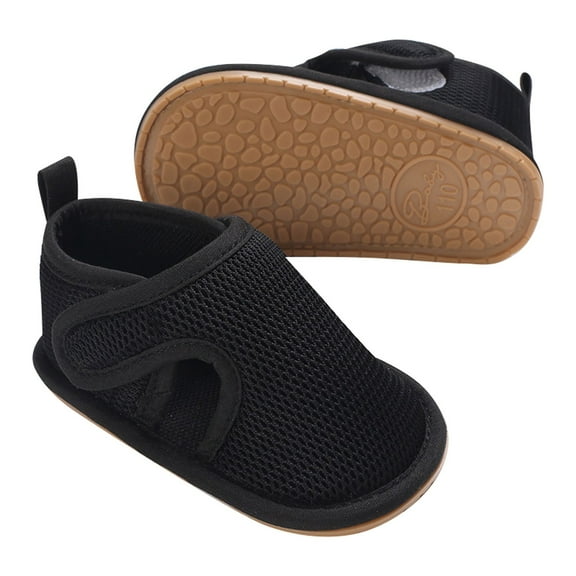 Otqutp Baby Soft Sole Shoes Girls' Cloth Shoes Cute Baby Shoes Cartoon Breathable Mesh Cloth Soft Rubber Soled Toddler Shoes Boys' Sandals