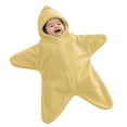 thumbnail image 1 of Otqutp Baby Star Suit Newborn Fleece Starfish Bunting Romper Infant Halloween Footie Jumpsuit Winter Warm Clothes 3-12 Months, 1 of 4