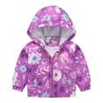 thumbnail image 1 of Otqutp Baby Toddler Cartoon Windproof Hooded Jackets Kids Zip Up Windbreaker Outwear Coat Fashion Fall Outfits with Pocket, 1 of 8