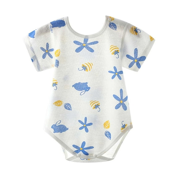 Otqutp Birthday Bodysuit for Toddler Baby Girls And Boys Short Sleeve Born To Crawl Off Roading Cute Bodysuit Summer Rompers