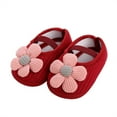 thumbnail image 1 of Otqutp Birthday Dance Shoes for Toddler Girls Sunflower Summer Bow Monochrome Shoes Baby Shoes Soft Soled Sandals Children's Shoes Breathable and Comfortable, 1 of 3