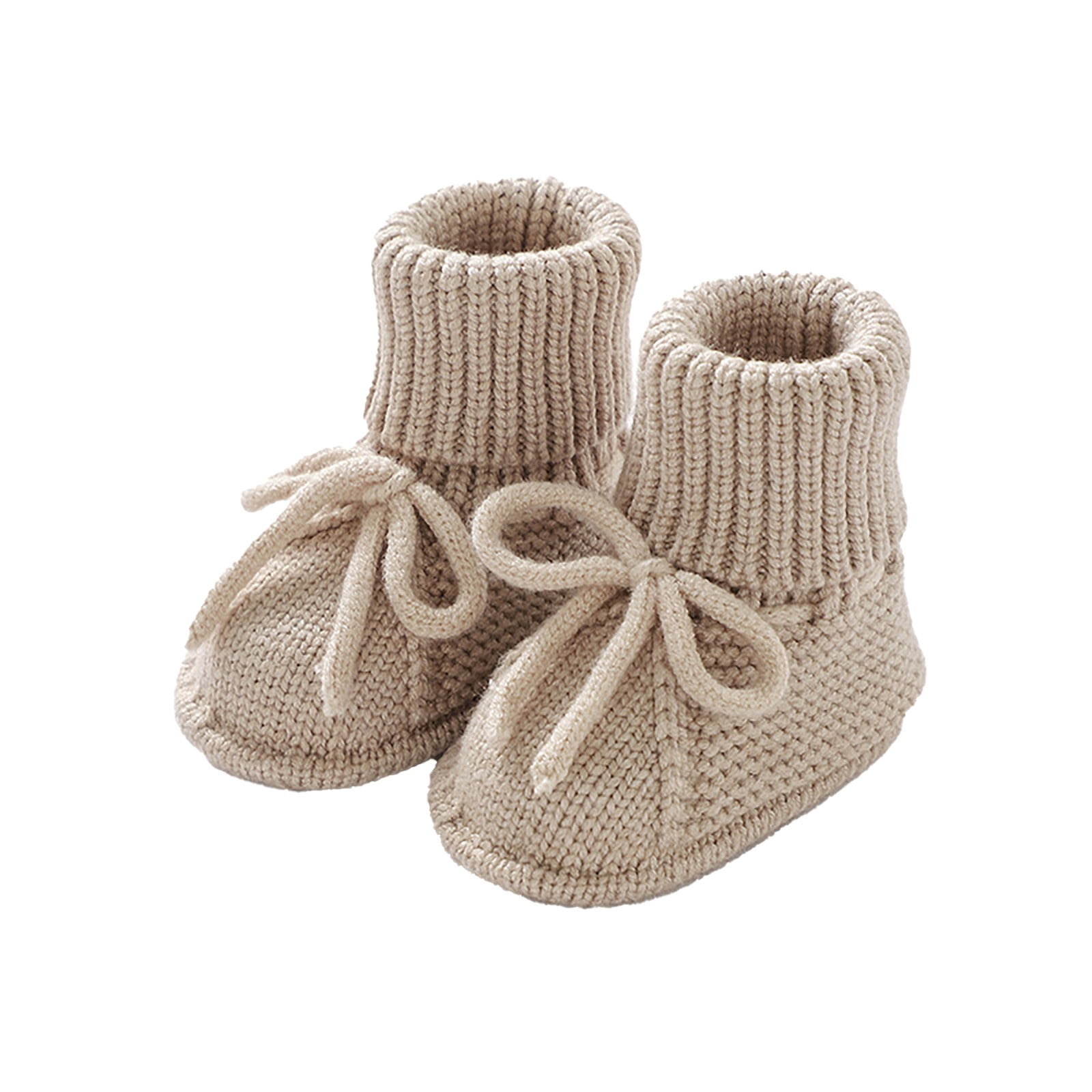 Otqutp Birthday Footwear for Toddler Girls Baby Booties Sock Shoes Hand Knitting Crochet Boy and Girl Cozy Shoes for 0 to 12 Months