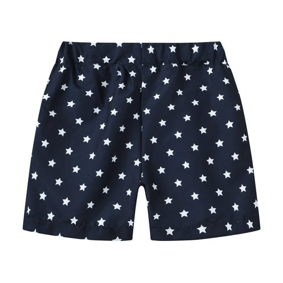 Otqutp Board Shorts Active Beach Shorts for Boys Girls Summer Leisure Vacation Cute Print Beach Pants Fashion Sports Shorts(2-Black,18-24 Months)