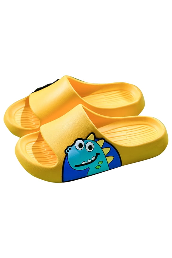 Boys Girls Slide Sandals Cute Cartoon Summer Slippers Beach Pool Shower Water Shoes Non Slip Soft Sole Home Slides