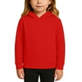 thumbnail image 1 of Otqutp Boys Girls Solid Soft Hoodie Sweatshirt Kids Basic Classic Oversized Hoodies Loose Pullover Sweatshirts with Pocket, 1 of 5