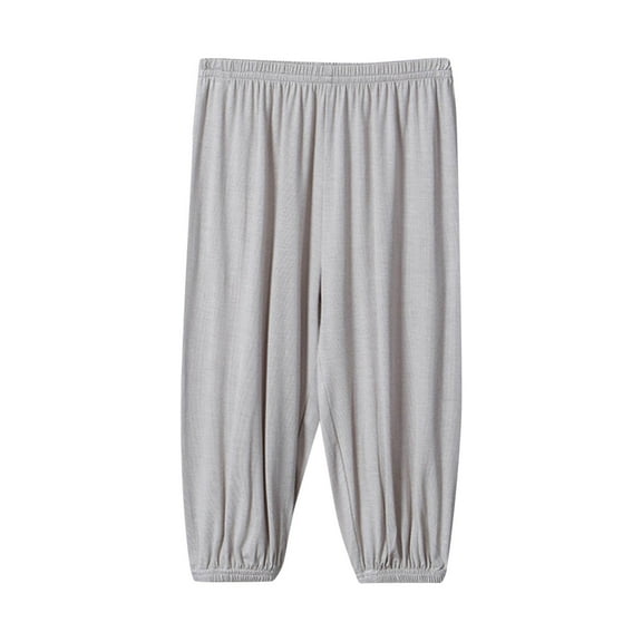 Otqutp Breathable Trousers for Children Toddler Boys Girls Solid Color Cool Home Pants Casual Pants Outwear Fashion For 1 to 5 Years