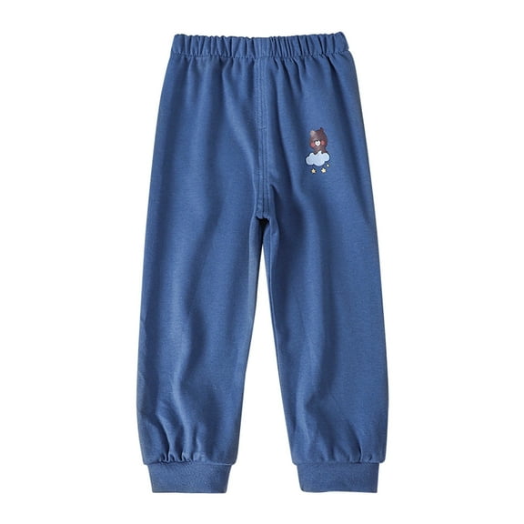 Otqutp Cartoon Leggings for Children Boys Girls Casual Sports Pants Kid's Cotton Blend Fitness Pants 6M to 5 Years