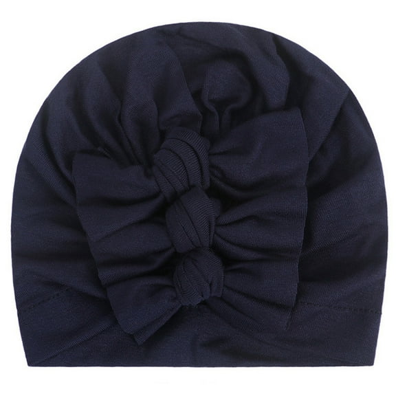 Otqutp Casual Caps for Children Children's Flower Hats Soft Hats Girl Baby Boy Turban Cap Bowknot Hats for 6M to 3Years