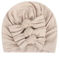 thumbnail image 1 of Otqutp Casual Caps for Children Children's Flower Hats Soft Hats Girl Baby Boy Turban Cap Bowknot Hats for 6M to 3Years, 1 of 2