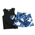 thumbnail image 1 of Otqutp Casual Outfits Set for Toddler Boys Beach Shorts Boys Tank Top Island Resort Toddler Boys Summer Suit Boys Sleeveless Clothing Cotton Suit, 1 of 9