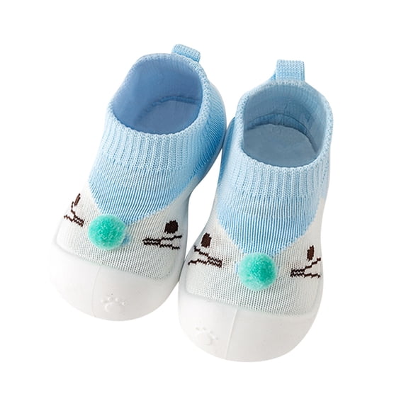 Otqutp Casual Shoes for Kids Girls Boys Cartoon Leisure Shoes Mesh Soft Bottom Breathable Slip On Sport Shoes Soft Sole Socks Shoes
