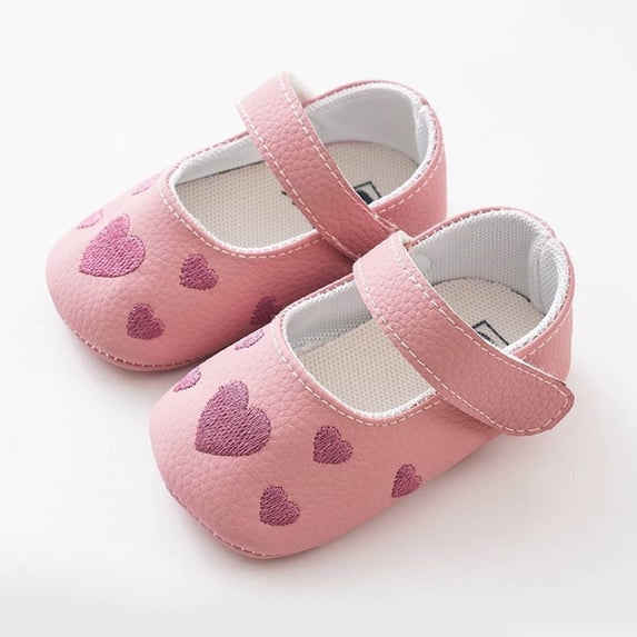 Otqutp Cat Print Walking Shoes for Toddlers Hook and Loop Non Slip Sneakers Baby Girls Solid Soft Rubber Sole Shoes