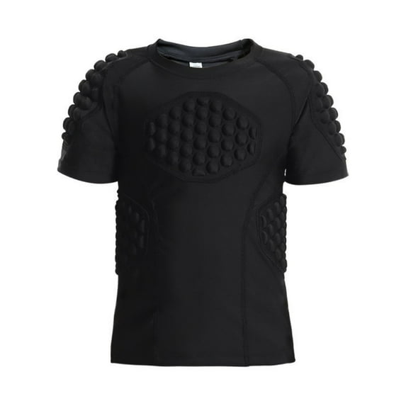 Otqutp Chidren Comfy T-Shirt Comfort Anti Impact Sports Chest Protective Clothing Anti Impact Clothing Basketball Football Goalkeepers Breathable High Elastic Sports Protective Gear