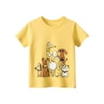 thumbnail image 1 of Otqutp Child Comfortable Blouse Toddler Kids Baby Boys Summer Cartoon Dogs Short Sleeve Fashion Crewneck T Shirts Tops Tee, 1 of 8