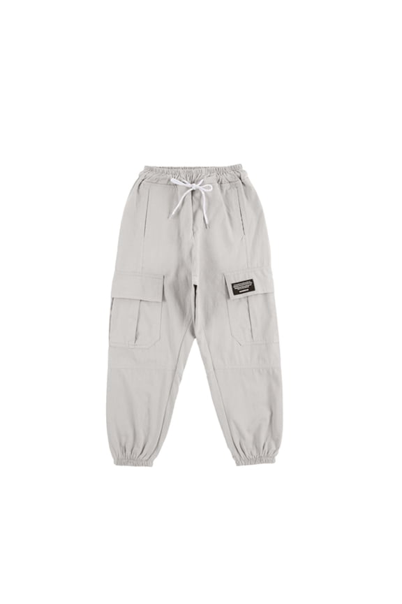 2024 Fashion Kids Toddler Baby Girls Spring Summer Print Cotton Long Pants Cargo Jogger Pants with Pockets for 3 to 9 Years