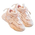 thumbnail image 1 of Otqutp Little Boys Cute&nbsp;Sneakers Spring and Summer Multi Color Solid Mesh Lightweight and Breathable Children's Fashion Versatile Casual Sports Shoes(Pink,4-4.5 Years), 1 of 8