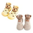thumbnail image 1 of Otqutp Children Cartoon Shoes Toddler Baby Girls Boys Sock Shoe Elastic Indoor Slipper First Cartoon Cats Soft Sole Shoes, 1 of 9