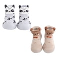 thumbnail image 1 of Otqutp Children Cartoon Shoes Toddler Baby Girls Boys Sock Shoe Elastic Indoor Slipper First Cartoon Cats Soft Sole Shoes, 1 of 9
