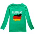 thumbnail image 1 of Otqutp Children Casual Tees German Printing Children Solid Color Long Sleeve Pullover Sweatshirt for Boys and Girls for 2 to 16 Years, 1 of 3