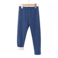 thumbnail image 1 of Otqutp Children Daily Wear Joggers Kids Toddler Girls Boys Solid Ribbed Spring Winter Long Pants Warm Thick Trousers Clothes, 1 of 3