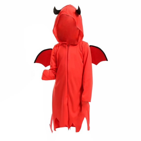 Otqutp Children Dress Up Performance Play Full Zip Jumpsuits Bodysuit Long Sleeve Hooded Sweatshirts for Boys Girls 3-10 Years(J,7-8 Years)