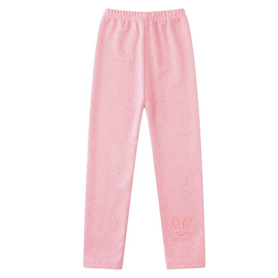 Otqutp Children Fall Pants Toddler Kids Baby Girls Cotton Lined Warm Leggings Stretchy Thick Tights Pants Trousers for 1 to 6 Years