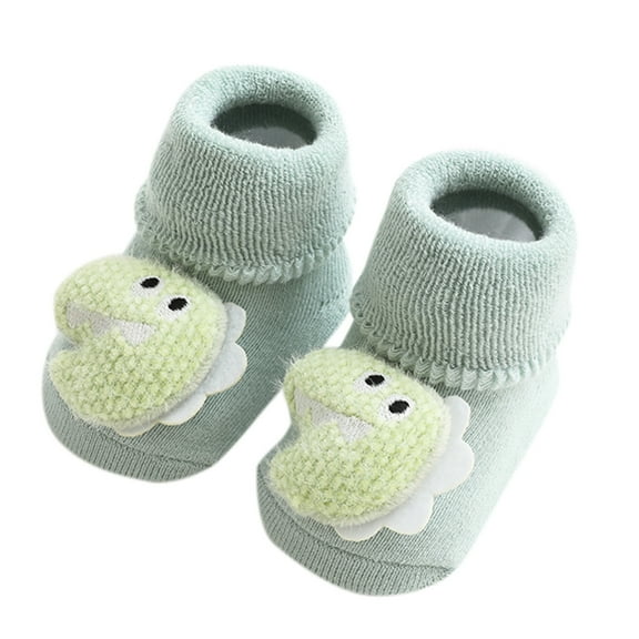 Otqutp Children Fashion Slippers Toddler Baby Girls Boys 3D Cute Cute Animal Anti-Slip Socks Slippers House Shoes Bedroom Slipper Autumn Winter Warm (Brown,1-3 Years)