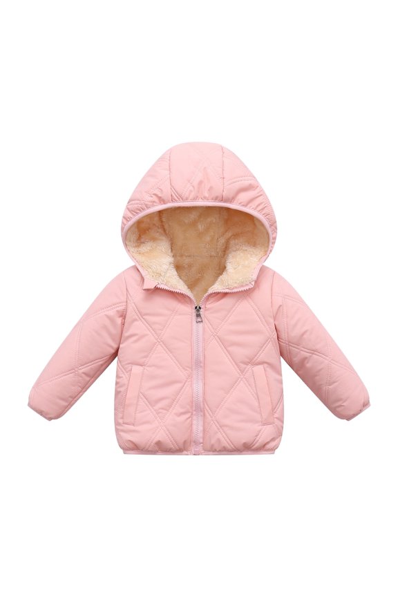 Children Down Jackets Windproof Baby Girls Winter Coats Toddler Outerwear Long Sleeve Snow Jackets Boys Warm Clothes for Children1-6 Years(Red,4-5 Years)