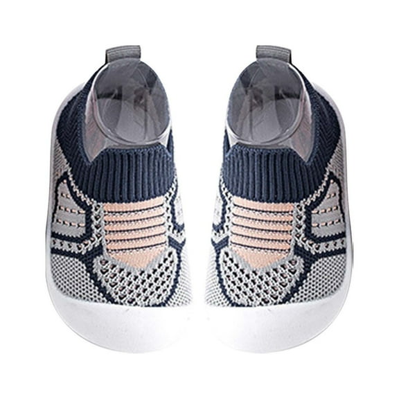 Otqutp Children Low Heel Sneakers Toddler Baby Boys Girls Shoes Breathable Soft Antislip Wearproof Breathable Crib Shoes