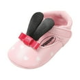 thumbnail image 1 of Otqutp Children Nonslip&nbsp;Sneakers Toddler Kids Girls Rabbit Soft Sole The Floor Barefoot Non Slip First Walkers Prewalker Shoes, 1 of 8
