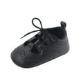 thumbnail image 1 of Otqutp Children Outdoor Shoes&nbsp;Spring Summer Toddler Boys Girls Casual Shoes Flat Bottom Light Hollow Breathable Solid Color Lace Up Shoes, 1 of 7