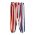 thumbnail image 1 of Otqutp Children Pull On Joggers Toddler Summer Boys Girls Fashion Striped Prints Pants Trousers Outwear for Kids Clothing 1 to 6 Years, 1 of 4