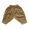 thumbnail image 1 of Otqutp Children Quick Drying Pants Toddler Boys Girls Corduroy With Elastic Solid Color Casual Wear Pants 6M to 6 Years, 1 of 3