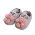 thumbnail image 1 of Otqutp Birthday Dance Shoes for Toddler Girls Sunflower Summer Bow Monochrome Shoes Baby Shoes Soft Soled Sandals Children's Shoes Breathable and Comfortable, 1 of 3