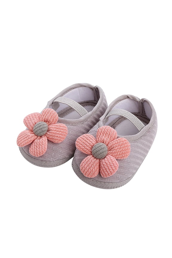 Birthday Dance Shoes for Toddler Girls Sunflower Summer Bow Monochrome Shoes Baby Shoes Soft Soled Sandals Children's Shoes Breathable and Comfortable