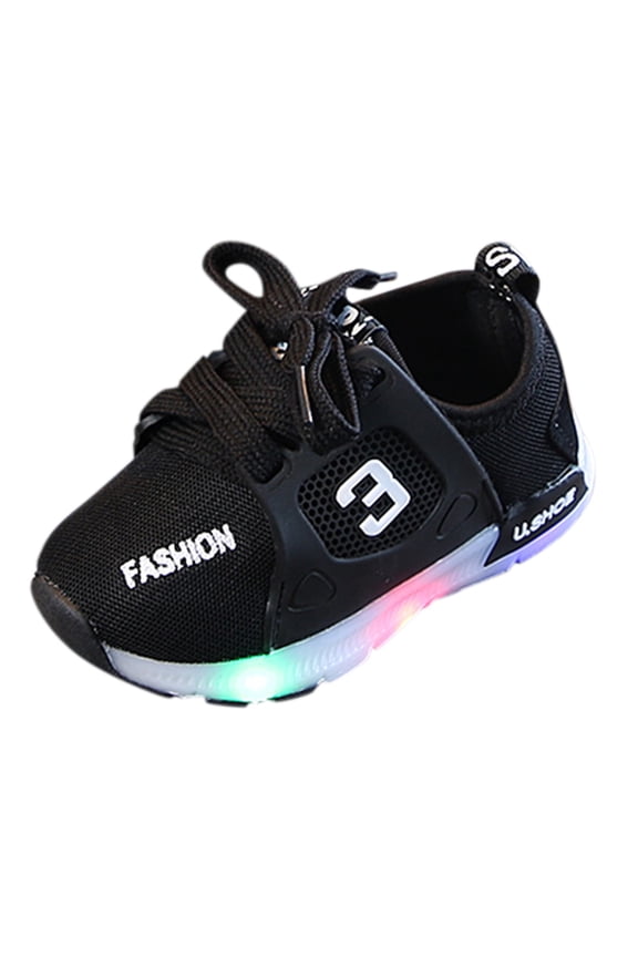 Children Running Shoes Kids Lighted Sneakers Glowing Shoes Boys Baby Sneakers with Luminous Sole Children Led Shoes Boys Girls Light Up Shoe