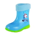 thumbnail image 1 of Otqutp Children Shoes Girls Single Shoes Bowknot First Shoes Buckle Strap Toddler Soft Bottom Breathable Princess Shoes 0-13 Years(Blue,9.5-10 Years), 1 of 5