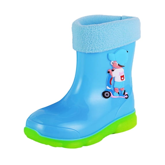 Otqutp Children Shoes Girls Single Shoes Bowknot First Shoes Buckle Strap Toddler Soft Bottom Breathable Princess Shoes 0-13 Years(Blue,9.5-10 Years)