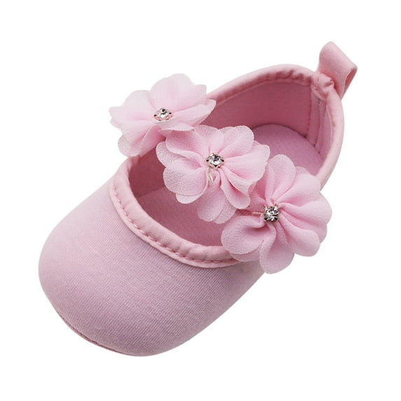 Otqutp Children Sneaker Baby Soft Sole Cute Girls Casual Baby Dress Shoes Princess Shoes for Wedding Party School Soft Bottom Prewalk Shoes