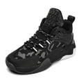 thumbnail image 1 of Otqutp Children Solid Color Shoes Kid's Basketball Shoes Boys Sneakers Girls Trainers Comfort High Top Basketball Shoes for Boys(Little Kid/Big Kid), 1 of 4