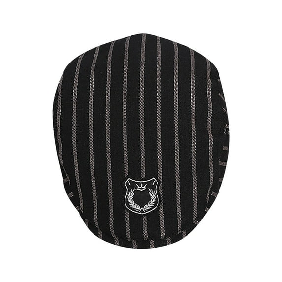 Otqutp Children Sports Caps Children's Sun-screen Cap Striped Beret Summer Sun Visor Hat Three Colors For 0 To 2 Years