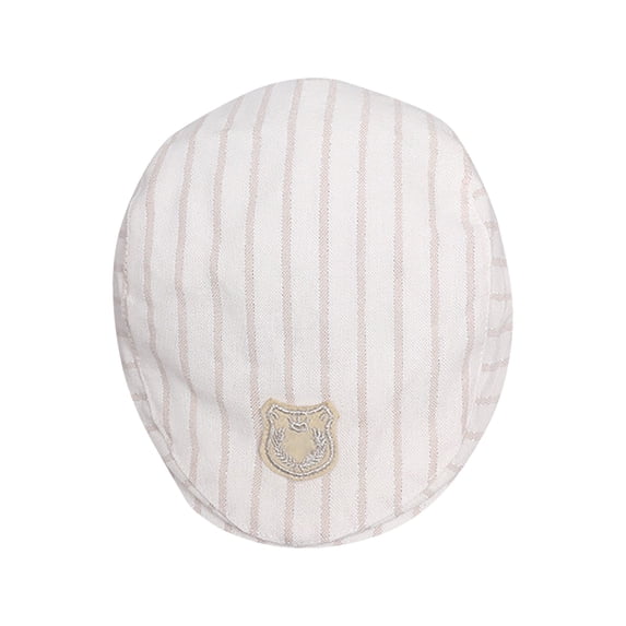 Otqutp Children Sports Caps Children's Sun-screen Cap Striped Beret Summer Sun Visor Hat Three Colors For 0 To 2 Years