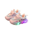 thumbnail image 1 of Otqutp Children Sports Shoes&nbsp;6M-3 Years Old Baby Sneakers Non Slip Soft Soled Toddler Fall Winter Shoes Net Outdoor Sneakers for Boys and Girls(Pink,2-2.5 Years), 1 of 3