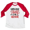thumbnail image 1 of Otqutp Children Tops Kids Baby Valentine's Day Long Sleeve T Shirt Girls Boys Letter Heart Print Blouse Valentine Oversized Crewneck Tees(Red-a,12-18 Months), 1 of 5