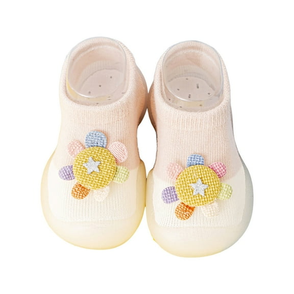 Otqutp Children Winter Shoes&nbsp;Boys Girls Animal Cartoon Socks Shoes Toddler The Floor Socks Shoes Non Slip Prewalker Shoes